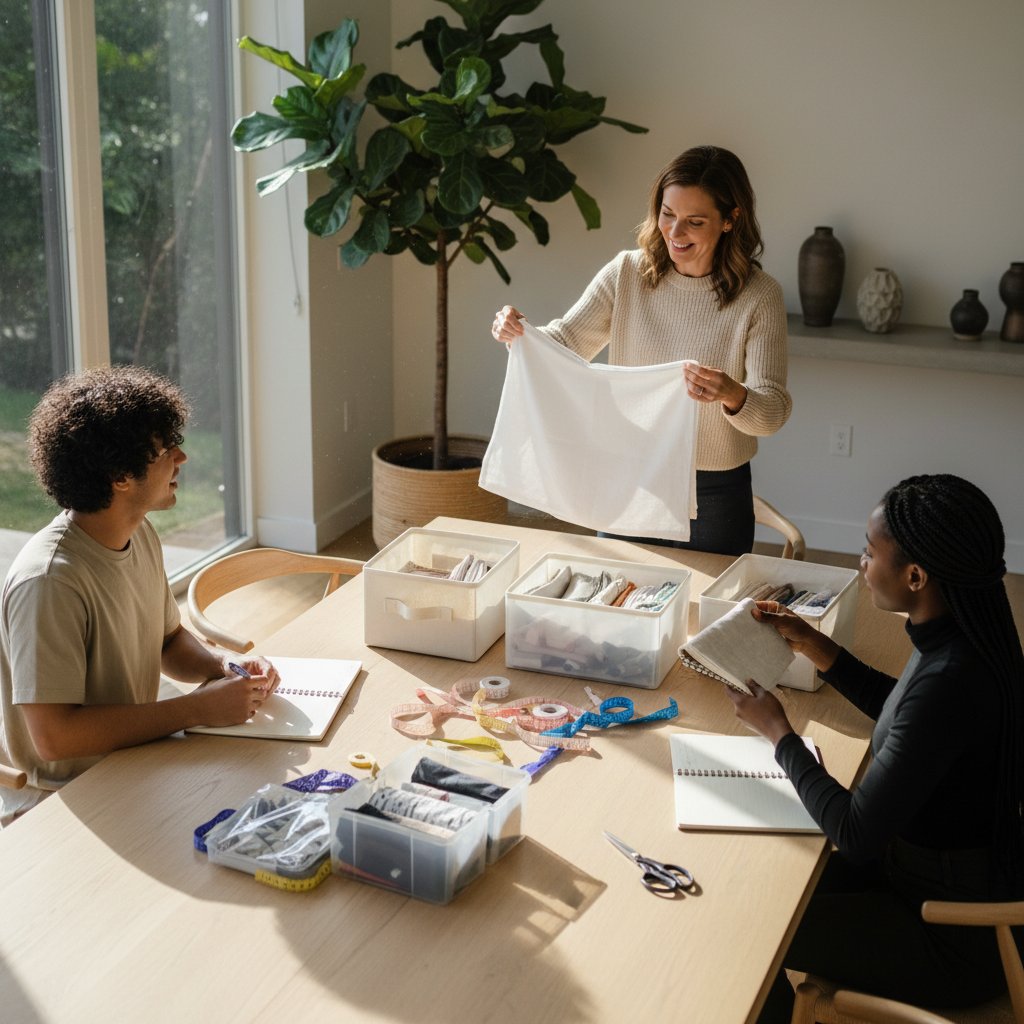 Home organization training session