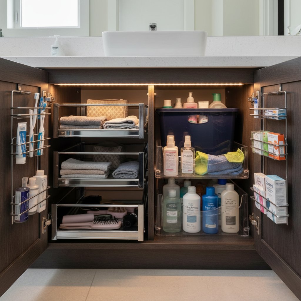 Home office desk setup