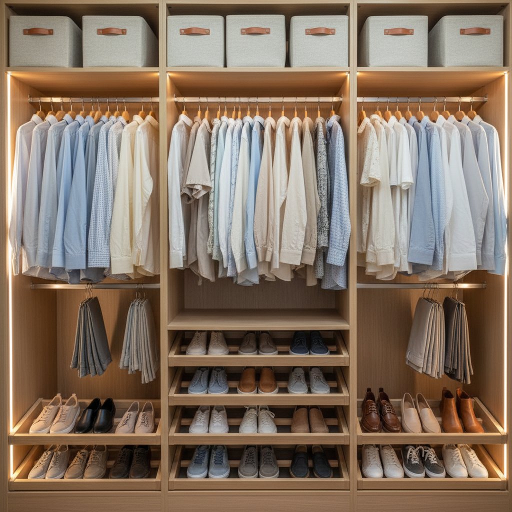 Bedroom closet system